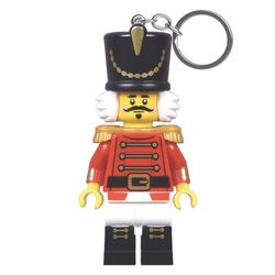LEGO Minifigures Plastic Multicolored Nutcracker Keychain w/LED Light