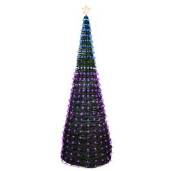 Holiday Bright Lights LED Pop Up 120 in. Yard Decor