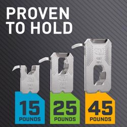 3M Claw Drywall Picture Hanging Set 45 lb 10 pc