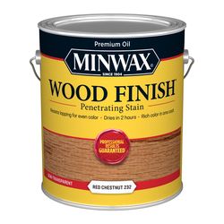 Minwax Wood Finish Semi-Transparent Red Chestnut Oil-Based Penetrating Wood Stain 1 gal