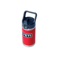 YETI Rambler Jr. 12 oz Rescue Red Patriotic BPA Free Insulated Kids Water Bottle w/Straw