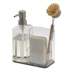 Spectrum 3.5 in. L X 6.25 in. W X 8.25 in. H Plastic Sponge and Brush Holder