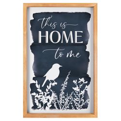 P Graham Dunn This Is Home To Me 24.25 in. H X 15.75 in. L Blue/White Wood Wall Decor