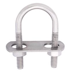 Hampton 1/4 in. X 1-1/8 in. W X 2 in. L Coarse Stainless Steel U-Bolt