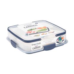 Progressive SnapLock Blue/Clear Food Container and Lid 1 pk