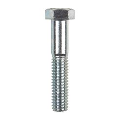 HILLMAN 3/8 in. D X 2 in. L Zinc Plated Steel Hex Bolt 100 pk