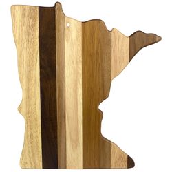 Totally Bamboo Rock & Branch 11.77 in. L X 13.27 in. W X 0.6 in. Wood Serving & Cutting Board
