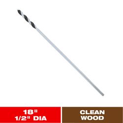 Diablo 1/2 in. X 18 in. L Installer Bit 3-Flat Shank 1 pk