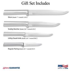 Rada Cutlery Stainless Steel Kitchen Knife Set 4 pc