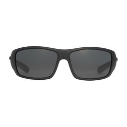 Huk Spearpoint Sunglasses Unisex Matte Black Frame Gray Lens Polarized