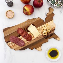 Totally Bamboo 18 in. L X 11 in. W X 1 in. Wood 250th Anniversary Cutting Board