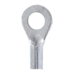 Jandorf 22-18 Ga. Uninsulated Wire Ring Terminal Silver 5 pk