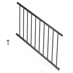 Fortress Railing Products Inspire Railing 32.5 in. H X 48 in. W X 2 in. L Aluminum Stair Rail Panel