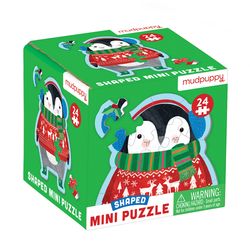 Mudpuppy Shaped Mini Puzzle Multicolored 24 pc