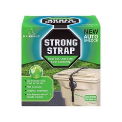 Blazer Brand Strong Strap Black Trash Lock 48 in. L 1 pk