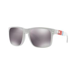 Oakley Holbrook Sunglasses Unisex Matte Cool Gray Frame Prizm Black Lens Blue Light Blocking