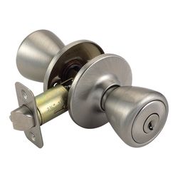 Design House Pro Series Satin Nickel Entry Knobs 1-3/4 in.