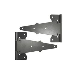 Nuvo Iron 6 in. L Galvanized T Hinge 2 pk