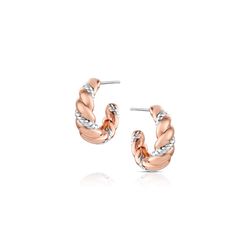 Montana Silversmiths Women's Draped In Light Hoop Earrings