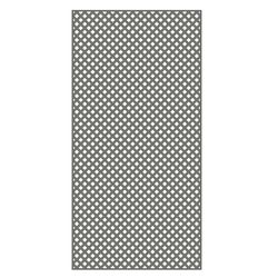 Barrette Outdoor Living 4 ft. W X 8 ft. L Nantucket Gray Vinyl Privacy Lattice Panel