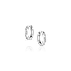 Montana Silversmiths Women's Celeste CZ Hoop Earrings