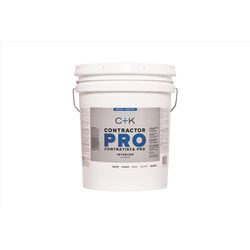 C+K Contractor Pro Eggshell White Water-Based Paint Interior 5 gal