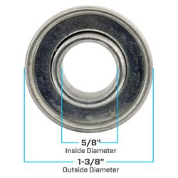Marathon Easy Fit 500 lb. cap. Wheel Bearings Steel 2 pk