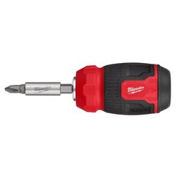 Milwaukee Hex Shank 8-in-1 Compact Multi-Bit Screwdriver 4.69 in. 1 pc
