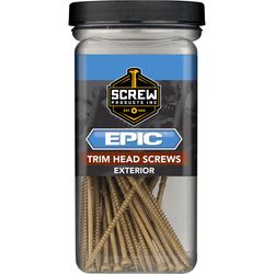 Screw Products EPIC No. 9 X 5 in. L Star Coated Trim Screws 1 lb 50 pk