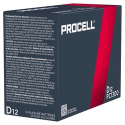Procell 2.0 D Alkaline Batteries 12 pk Boxed
