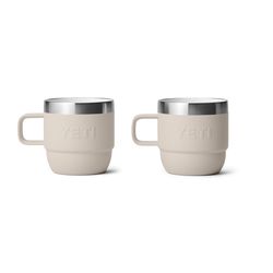 YETI Rambler 6 oz Cape Taupe BPA Free Espresso Insulated Tumbler Set