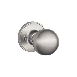 Schlage J Series Corona Knob Satin Stainless Steel Dummy Knob