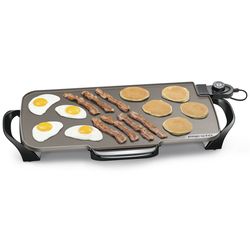 Presto 13.37 in. L X 26.12 in. W Ceramic Nonstick Surface Black Electric Griddle