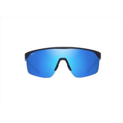 Maui Jim Paluna Sunglasses Unisex Matte Black Frame Blue Hawaii Lens Polarized
