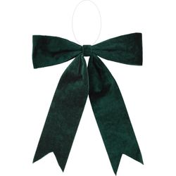 Good Tidings Green Bow Ornament 17 in.