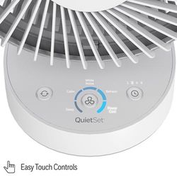 Honeywell QuietSet 13 in. H 5 speed Oscillating Table Fan