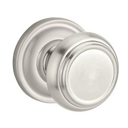 Baldwin Reserve Traditional Knob Satin Nickel Dummy Knob