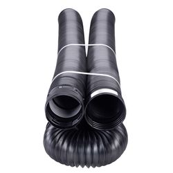 Flex-Drain 4 in. D X 50 ft. L Polypropylene Drain Pipe