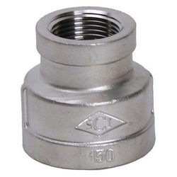 Smith-Cooper 1 in. FPT X 3/4 in. D FPT Stainless Steel Reducing Coupling