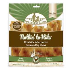 Fieldcrest Farms Nothin' to Hide Flip Chip Chicken Grain Free Chews For Dogs 0.53 lb 10 in. 8 pk