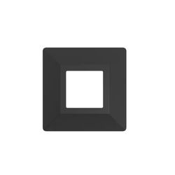 Fortress Building Products Versai 2 in. H X 5 in. W X 5  L Black Steel Post Base Trim