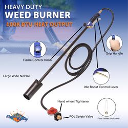 Flame King Weed Burner Weed Torch Kit 1 pc Propane