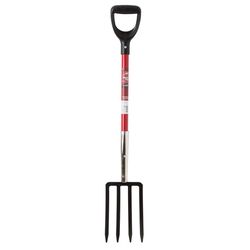 Ace 4 Tine Steel Spading Fork 30 in. Fiberglass Handle