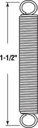 Prime-Line 1-1/2 in. L X 7/32 in. D Extension Spring 2 pk