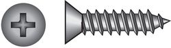 HILLMAN No. 8 Ga. X 3/4 in. L Phillips Flat Head Sheet Metal Screws 100 pk