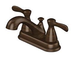 Oakbrook Collection Oil Rubbed Bronze Modern Two-Handle Bathroom Sink Faucet 4 in.