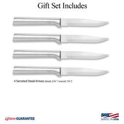 Rada Cutlery 4 in. L Stainless Steel Steak Knife Set 4 pc