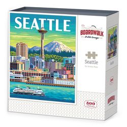 Boardwalk Seattle Jigsaw Puzzle 500 pc