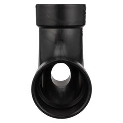 Charlotte Pipe 2 in. Hub X 3 in. D Hub ABS Elbow