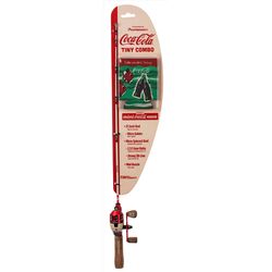 Profishiency Tiny Coke Spincast Combo 3 lb Fishing Rod Set 21 in.
